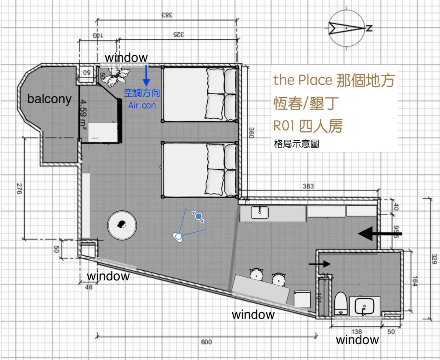 The Place ย่านเมืองเก่าเฮ้งชุน ห้อง รูปภาพ